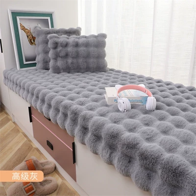 Billiard Hall High-End Irregular Car Carpet - high-grade-gray-bubble-velvet-1550g-plush-60cm-wide-x-160cm-long-anti-slip-plus