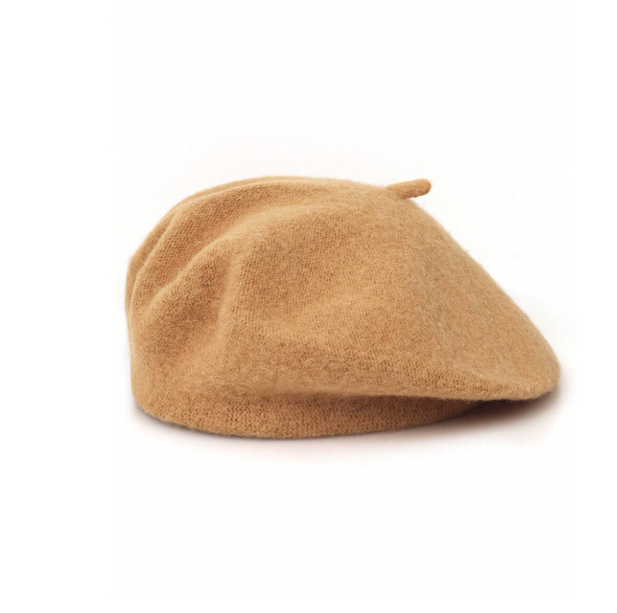 Vintage Women's Wool Beret Hat For Autumn And Winter Warmth_voghion.com