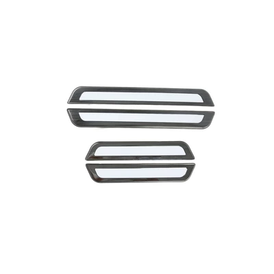 Other Automotive Exterior Supplies: door bowl handle mirror cover - black-titanium-inner-threshold-bar