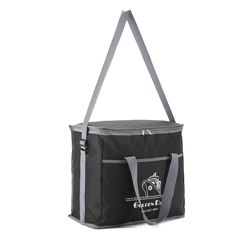 Bolsa Térmica Porta Alimentos de Tela Oxford, Portátil, Plegable, para Viaje