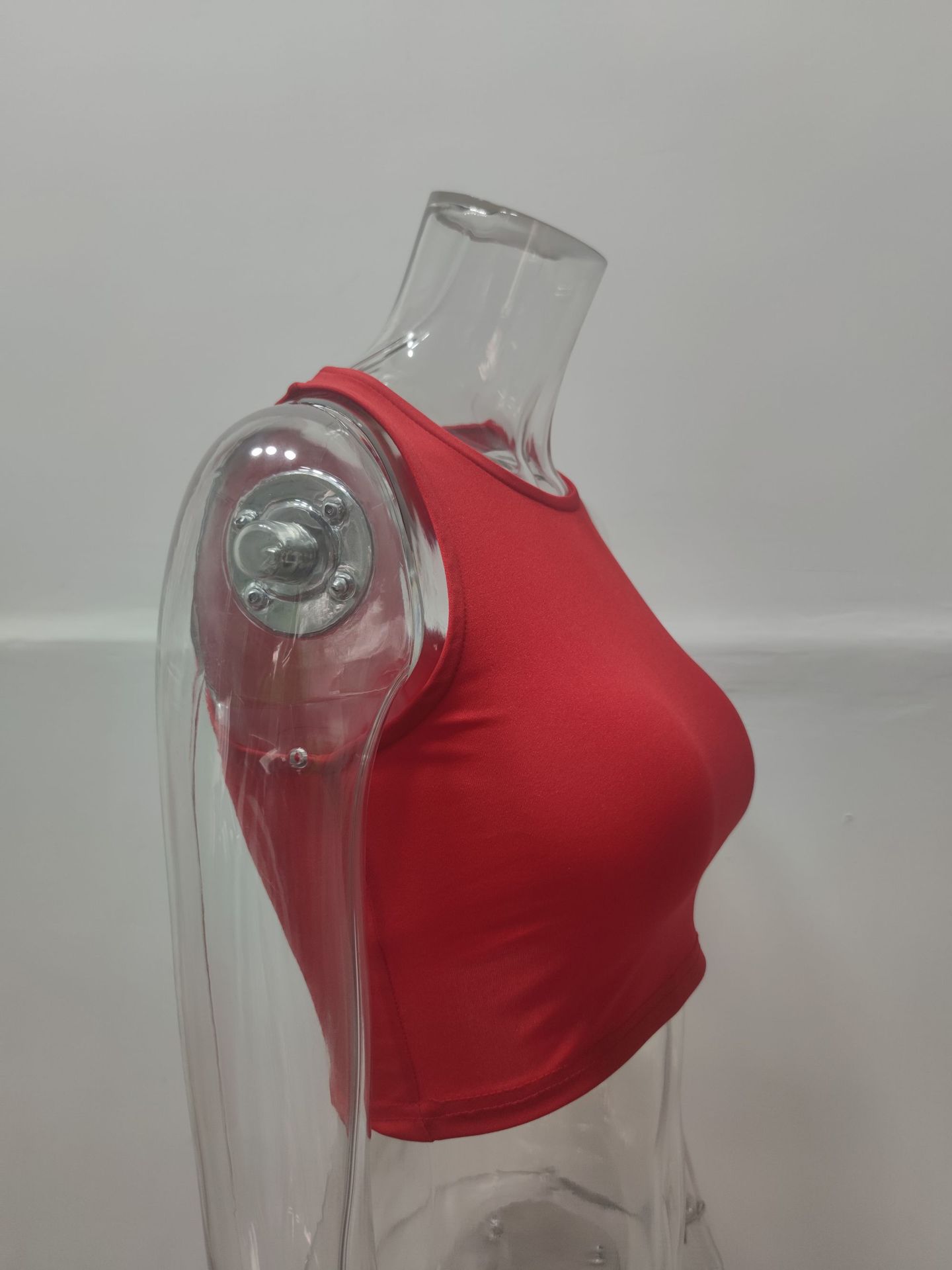 Women's Clothing Summer Solid Color Sleeveless Round Neck Tank Vest T-Shirt Women's New Wish Fashion Top_ecoleips.com