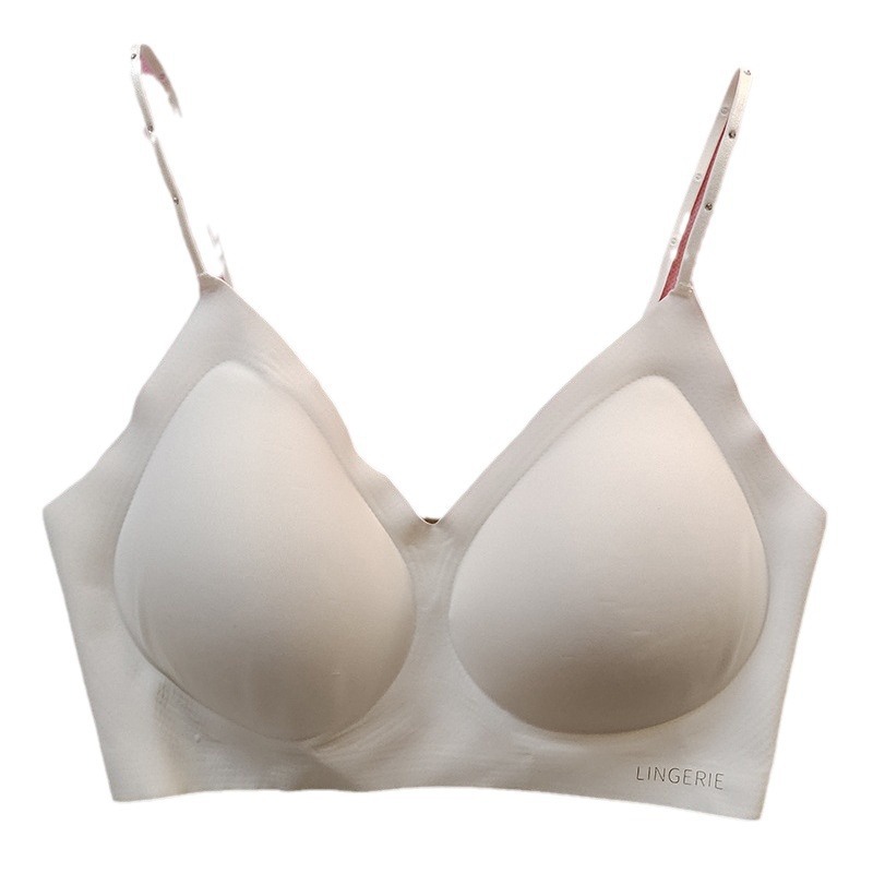 5425 Copa fija de una sola pieza sin tamaño chaleco trasero hueco sin anillo de acero sujetador de banda delgada mujer fácil 5 generaciones