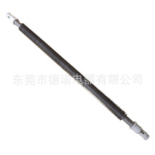一字直型翅片式加热管 东北取暖散热片电热管 干烧翅片电加热管