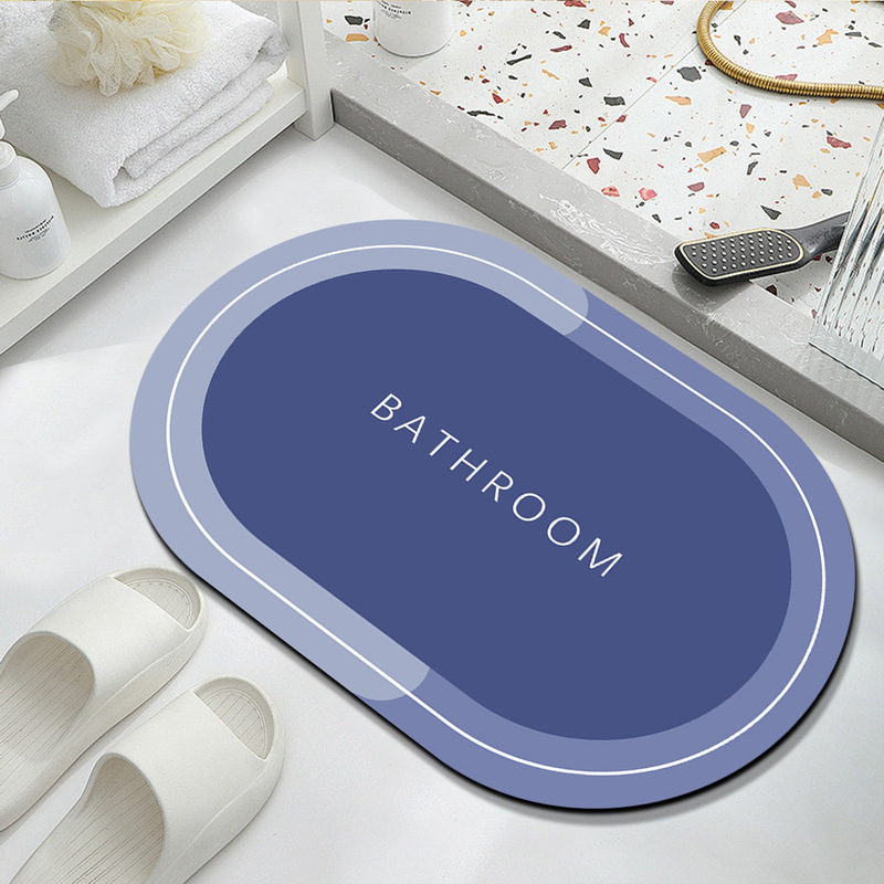 Diatomaceous Earth Quick-Drying Bathroom Mat, Water-Absorbent Non-Slip Floor Mat for Bathroom Door, Popular Cross-Border Floor Mat in Stock for Immediate Delivery Diatomaceous Earth Quick-Drying Bathroom Mat, Water-Absorbent Non-Slip Floor Mat for Bathroom Door, Popular Cross-Border Floor Mat in Stock for Immediate Delivery