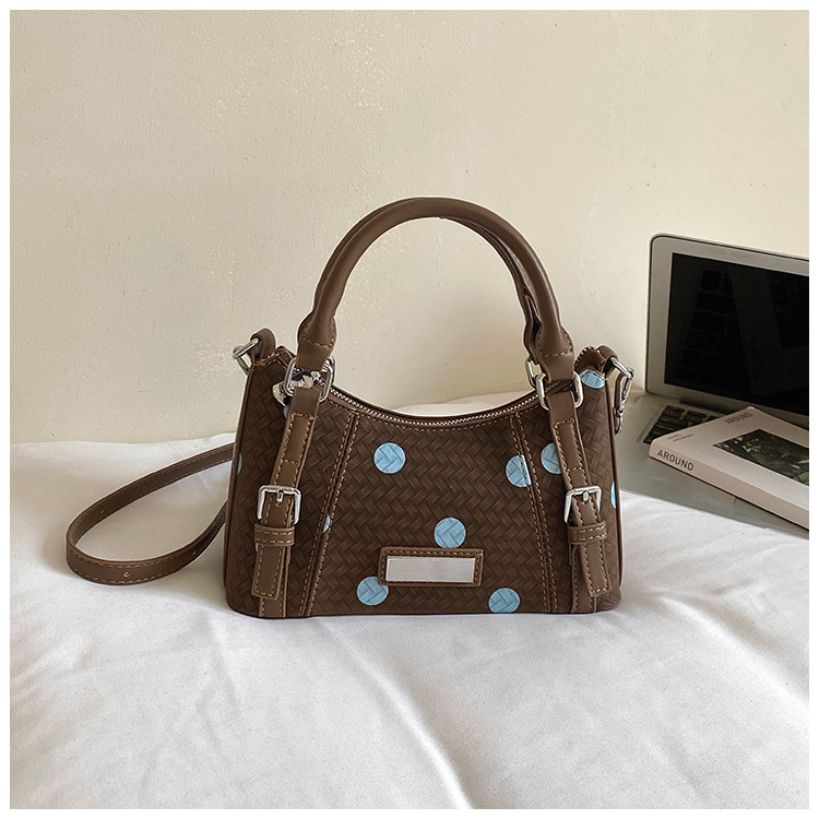 Bolsos de mano de ondas dulces y frescos para mujeres 2026, bolsos cuadrados pequeños de moda, bolsos de hombro de moda para mujeres