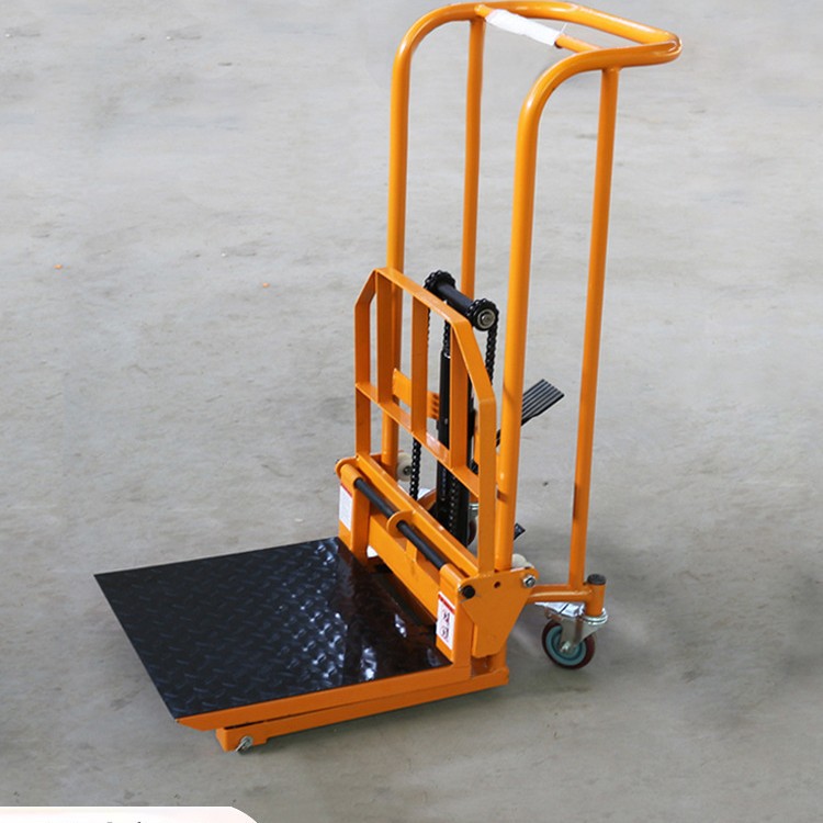液压叉车卸货神器小叉车手动小型轻便家用升降车微型升高车搬运车