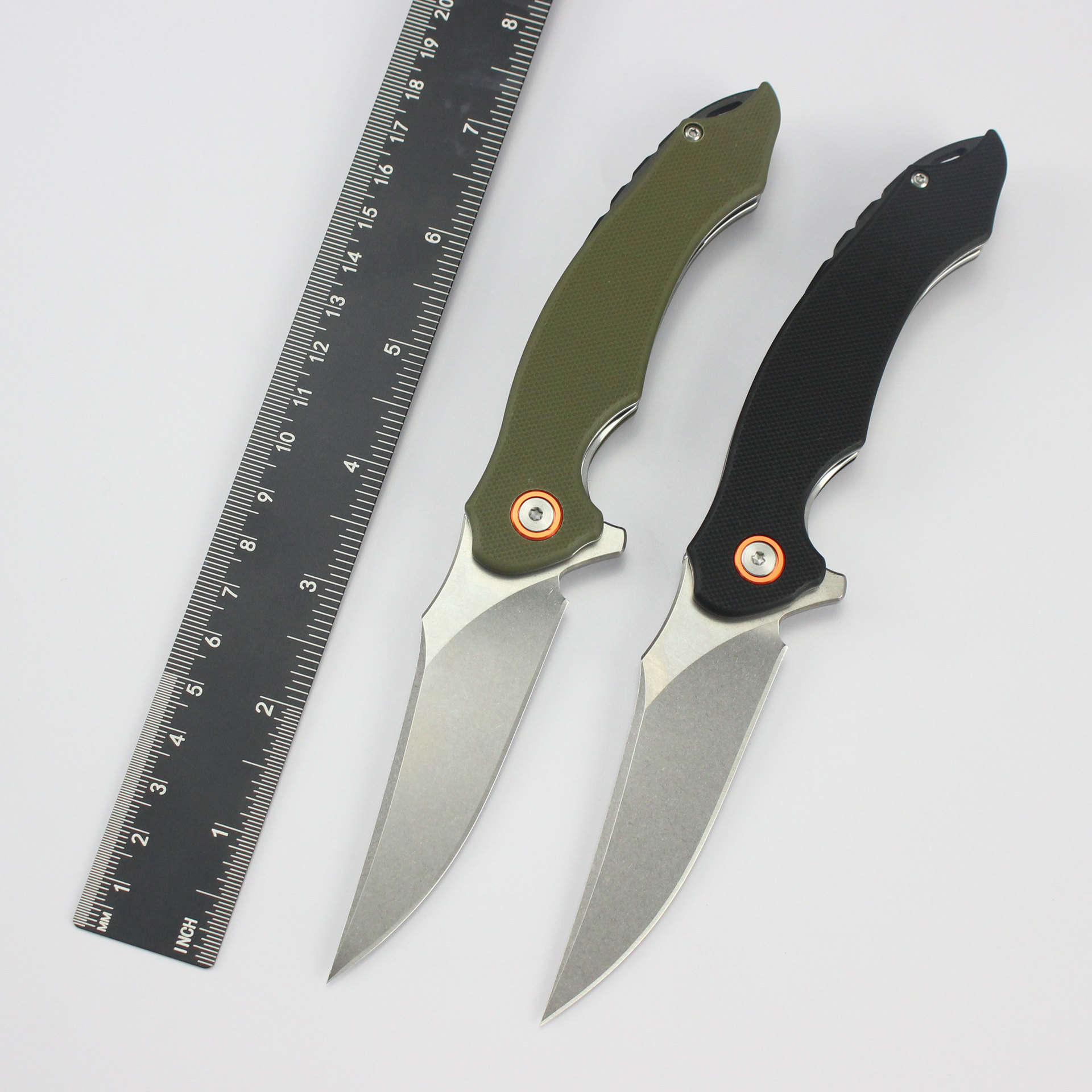 折叠刀G10柄跨境折叠户外刀登山野营便携阳江折刀