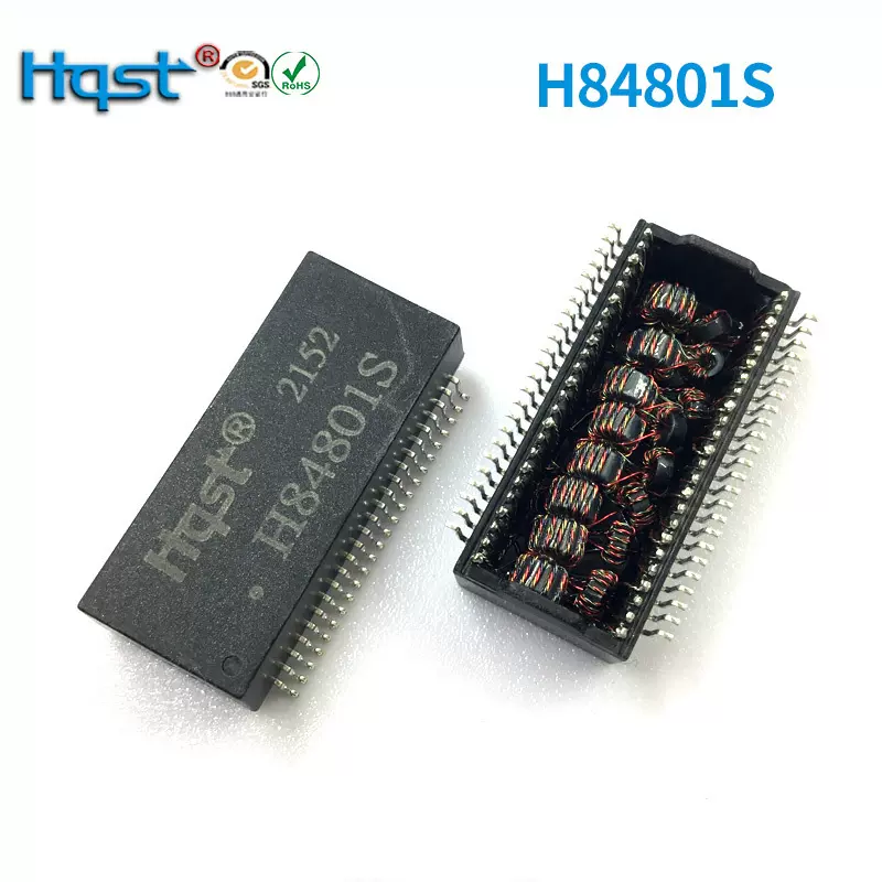 Hqst H84801S替代PULSE千兆双口H5014NL网络滤波/变压器SOP48PIN