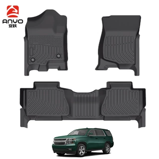 适用Chevrolet Tahoe & Yukon Bench 2007-2014雪佛兰TPE汽车脚垫