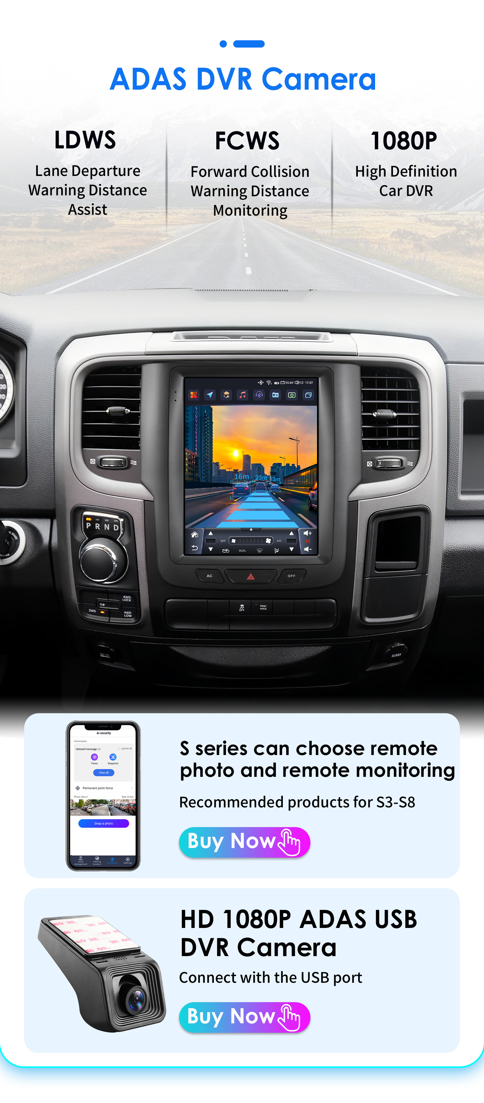 Suitable for Dodge Ram1500 Ram 13-18 Android Large-Screen Central Control Car Navigation Vertical Screen Gps All-In-One Machine