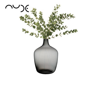 Turkey NUDE imported Nordic glass vase large living room floor modern simple transparent light luxury flower arrangement