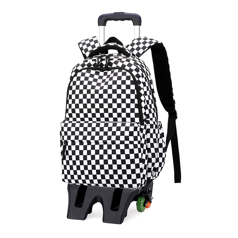 Mochila de estilo de pescado natural para estudiantes de primaria 3 - 6 grados para hombres y mujeres, mochila de tracción de estudiantes de secundaria ligera de gran capacidad