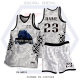 Basketball Clothing suit Men's Personality Printing Printing Sports suit Competition Clothing Full Body Digital Printing Breathable Vest