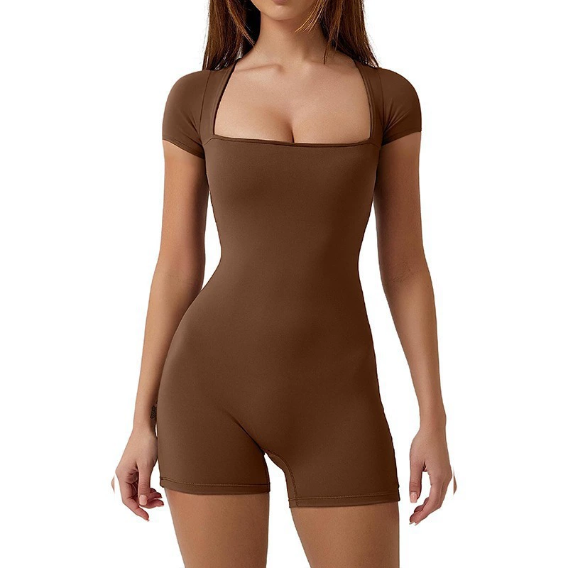 Комбинезон-майка летний Bodysuit, коррекция формы для йоги и отдыха, европейский стиль, поддержка спинки, размер S–2XL