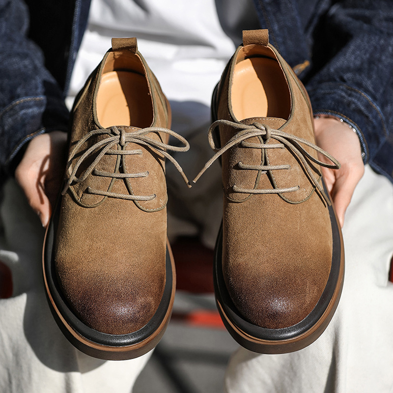 Chaussures décontractées pour homme en daim style martin boots_voghion.com