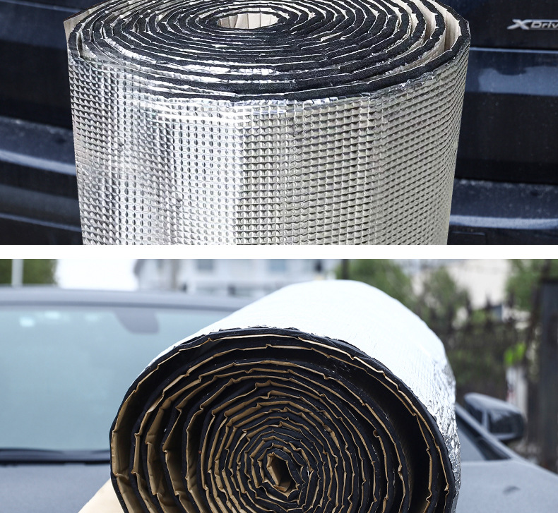 Suitable for Car Hood Self-Adhesive Insulation Cotton Sound Insulation Cotton High Temperature Resistant Fireproof Silencer Super Strong Van