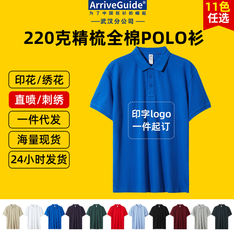 Summer Casual Pure Cotton T-Shirt with a Turn-Down Collar, Short Sleeves, Solid Color Top, Loose Fit Men's Polo Shirt, Thin Style for Men