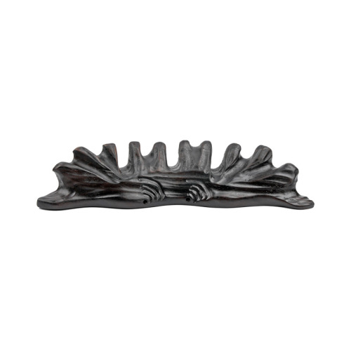 Wholesale black catalpa wood brush holder horn pen pen holder four treasures of the study utensils ornaments pen holder small pen pen holder