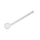 Small Long Handle Stirrer High Borosilicate Glass Transparent Household Kitchen Seasoning Spoon Milk Powder Spoon High Color Value Long Handle Spoon