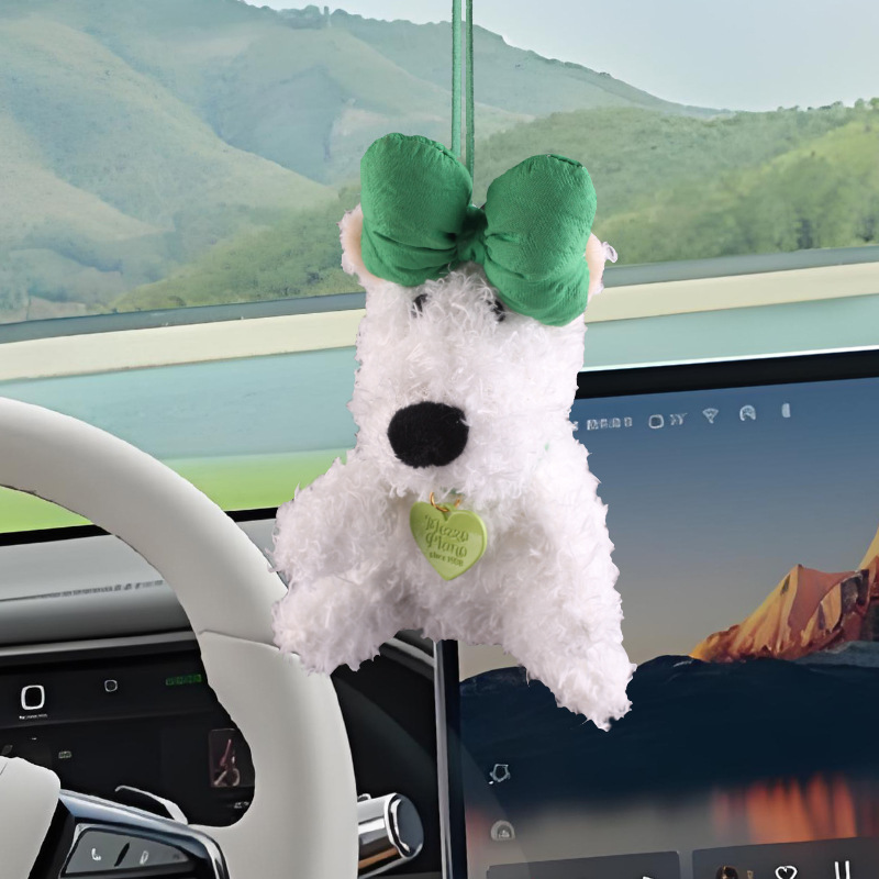 West Highlands accesorios para automóviles accesorios para automóviles espejos retrovisores creativos muñecas muñecas perros accesorios para automóviles