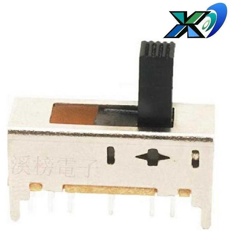 5位拨码开关 5档拨动开关2P5T  5档立式滑动开关 立式5位拨动开关