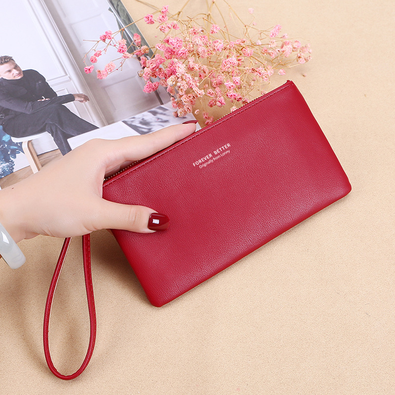 2020 Korean zipper handbag zero wallet wallet New Women's Long Wallet large capacity women's wallet