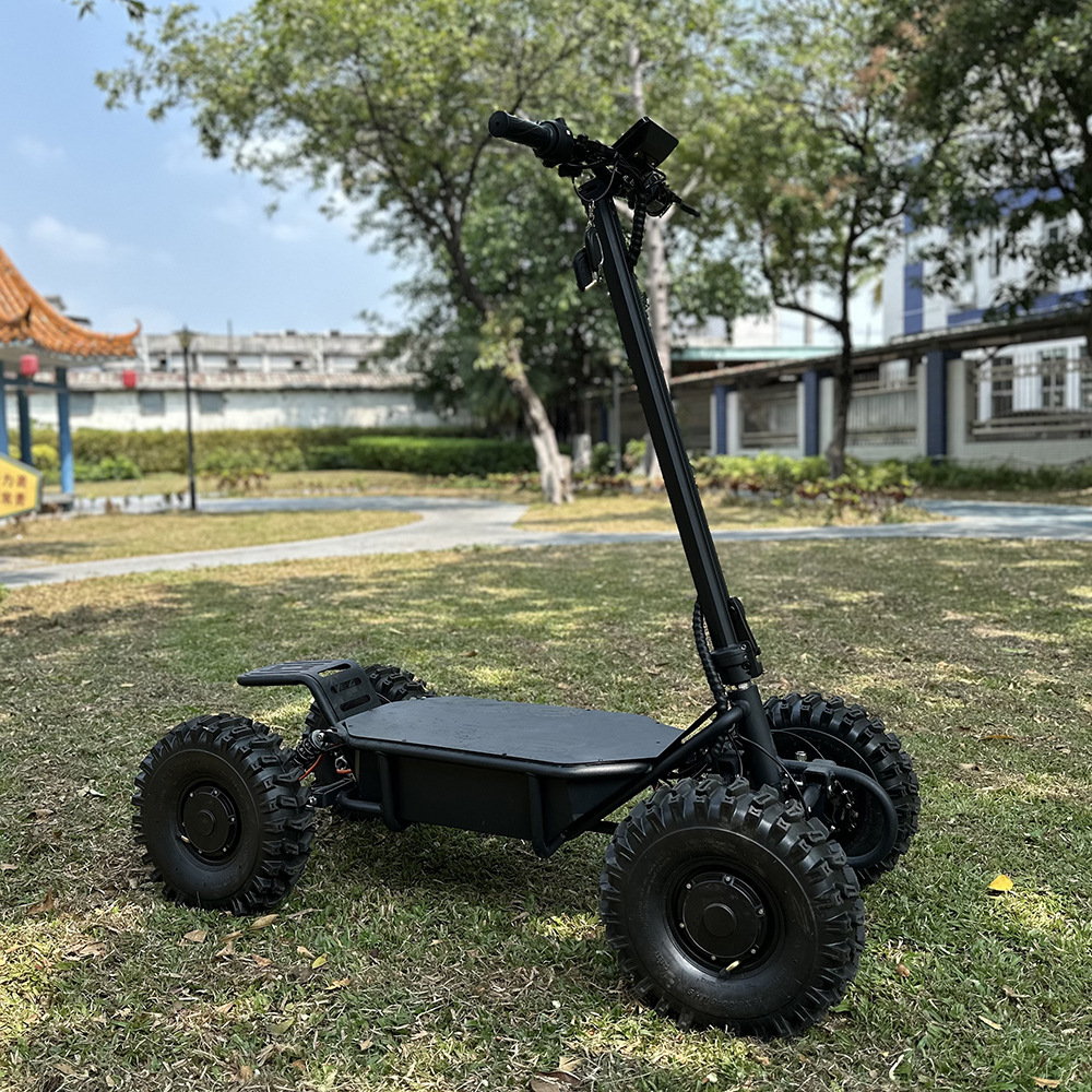 15inch Four-Wheel Drive Electric All-Terrain Vehicle, Off-Road Vehicle, Beach Vehicle, Four-Wheel Scooter, High Power, Long Range, Foldable