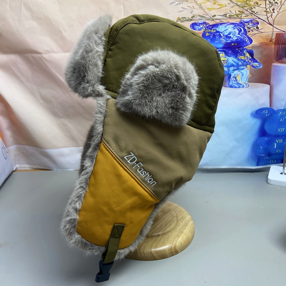 Trapper Hat Warm Windproof Ear Protection Skiing Hat For Winter_voghion.com