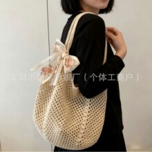 夏季新款大容量包包女编织单肩包腋下包托特包女编织包海边沙滩包