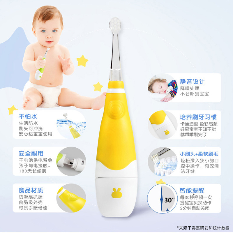 子供用電動歯ブラシ0-3歳かわいいアニメ趣味全自動電動歯ブラシクロスボーダー人気源メーカー|undefined