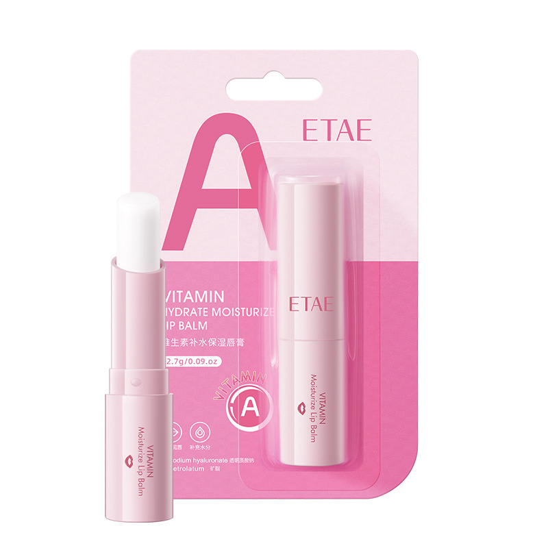 Vitamina humectante, hidratante, hidratante, anti-agrietamiento, alivio de las marcas labiales, lipstick al por mayor.