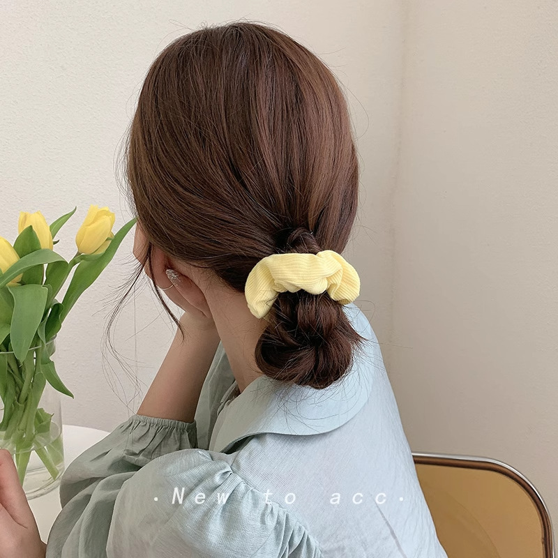 夏の田舎風ヘアゴム、可愛くて万能な女の子用ヘアゴム、高見えするポニーテールヘアロープ、ヘアアクセサリー、ヘッドドレス|undefined