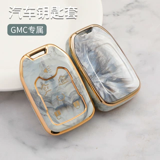 适用雪佛兰SUBURBAN萨博班钥匙套SILVERADO壳GMC进口汽车钥匙包扣
