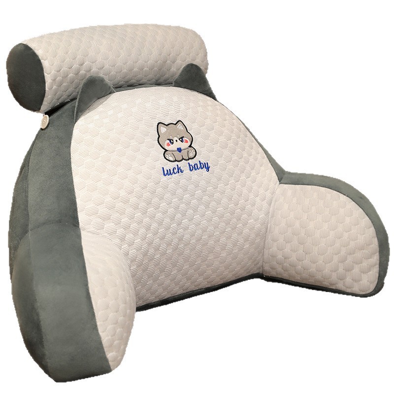 Bingdoudou ベッドサイドクッション ソフトパッケージベッドクッション 大型背もたれクッション 枕 睡眠ソファ 腰保護 ベッドサイド背もたれ|undefined