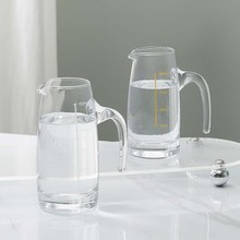 白酒分酒器100ml家用小酒杯带把手玻璃分酒器150ml无柄刻度分酒器