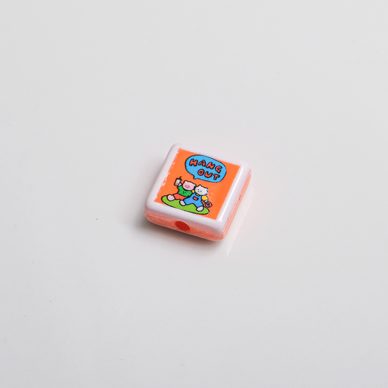 卡通组合照相机拍立得组合穿孔珠串珠手机链条手链diy饰品配件|undefined