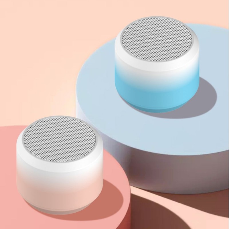 新しい卸売新製品ワイヤレス Bluetooth スピーカーポータブル rgb ライト Bluetooth スピーカー外国貿易デスクトップクリエイティブロゴ|undefined