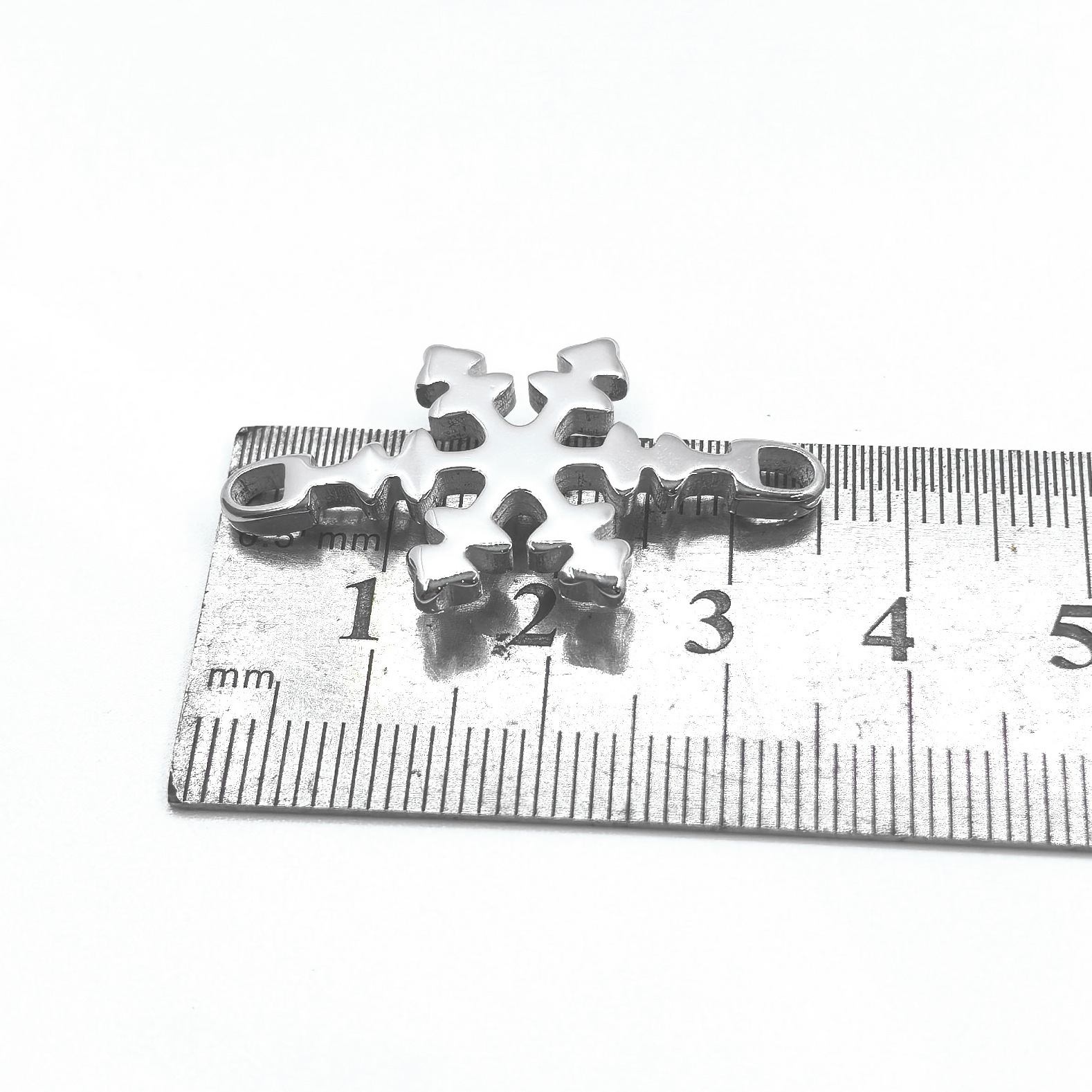 Unique Snowflake Stainless Steel Bracelet For Men Titanium Style_voghion.com