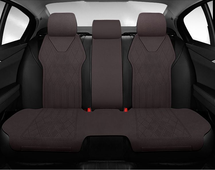 New Model Suitable for Mercedes-Benz Car Seat Cushions, Universal for All Seasons, C-Class, E-Class, A-Class, Glc, Suede Leather, Glb Seat Covers for Summer