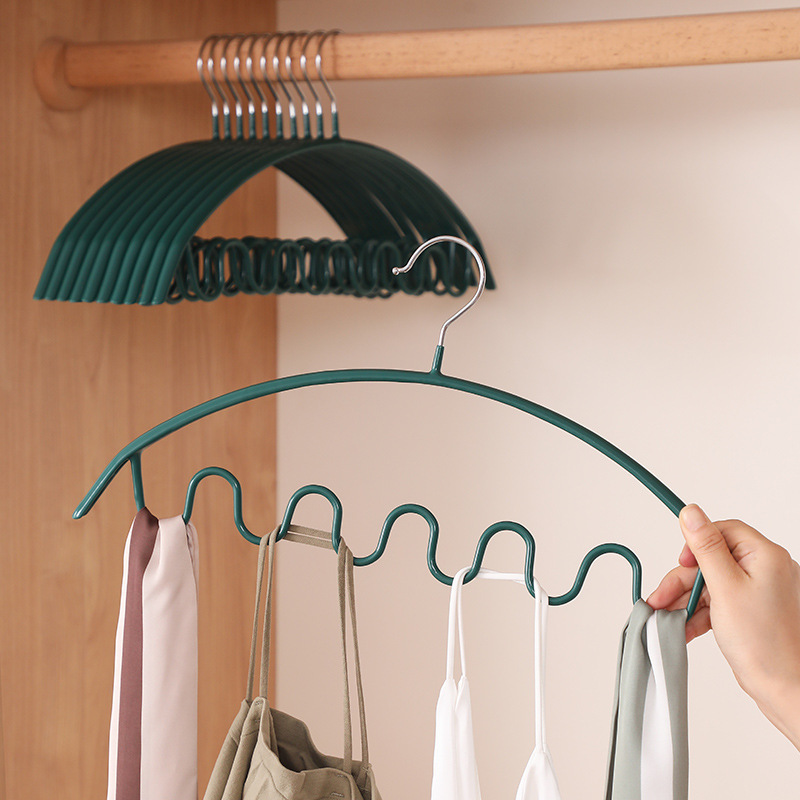 Wave hanger wholesale condole belt underwear vest hanger home hanging clothes non-slip drying clothes multi-functional storage rack