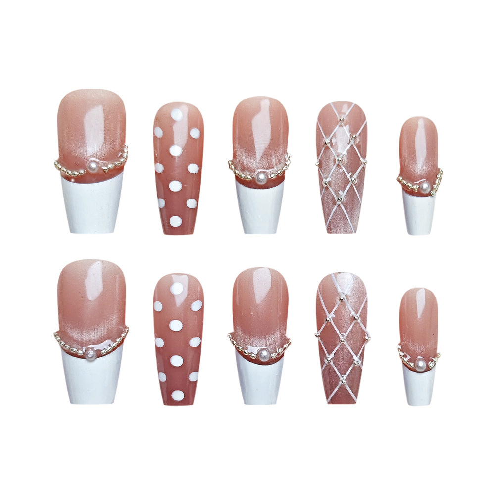 10 piezas de malla de diamante, armadura portátil hecha a mano, simple ojo de gato, uñas de uñas de diamantes, parche de uñas de perlas de moda image 6