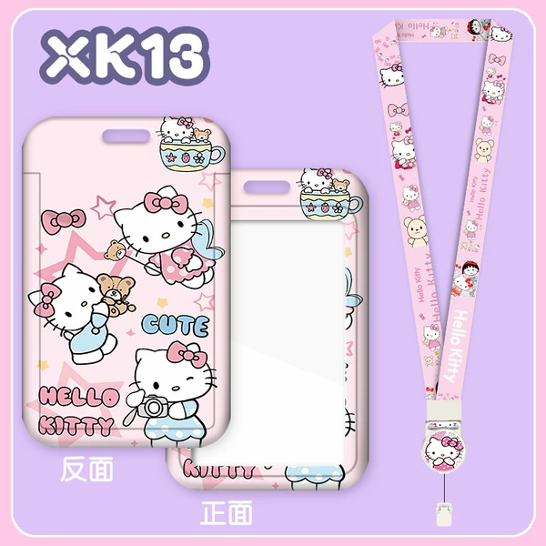 [XK13相机凯蒂猫+伸缩易拉扣长挂绳]