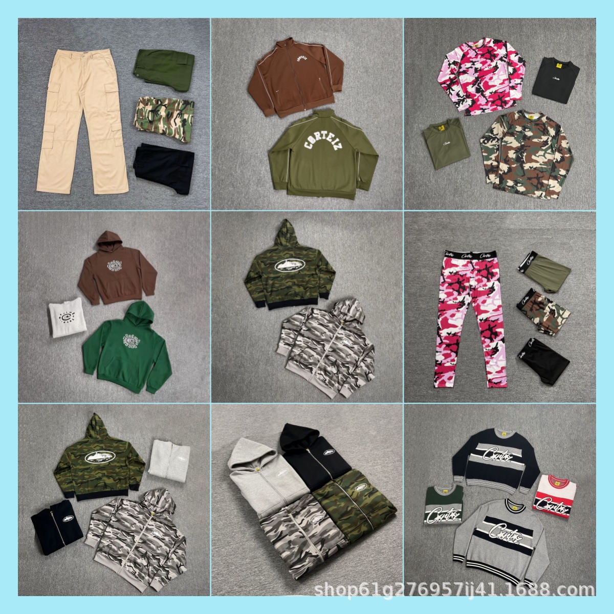 camouflage fleece cardigan