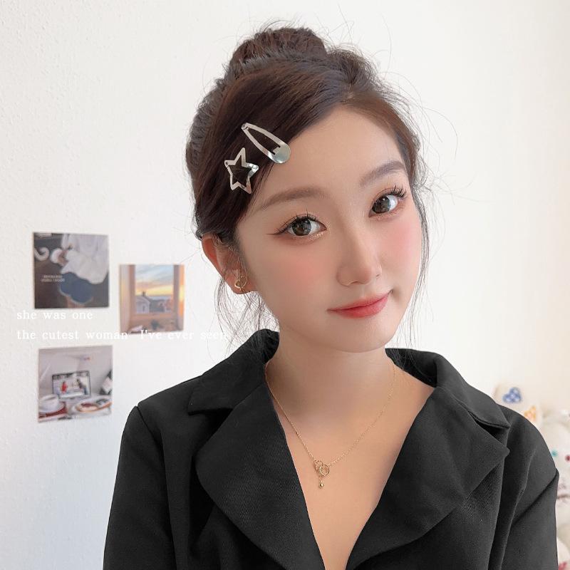 Women's Casual Simple Style Star Iron Plating Hair Clip display picture 5