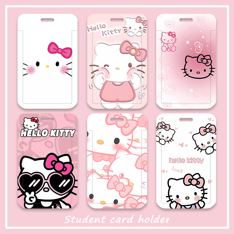 Cartoon Kt Cat Collection Cute Access Control Bus Card Student Meal Card Id Card Subway Card Campus Card Protective Cover Cartoon Kt Cat Collection Cute Access Control Bus Card Student Meal Card Id Card Subway Card Campus Card Protective Cover