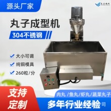 全自动鱼丸牛肉丸制作神器撒尿牛丸成型设备鸡肉丸子加工蒸煮线