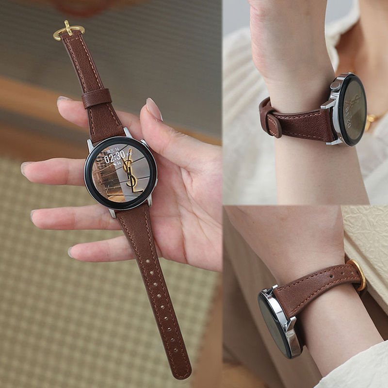 For Huawei GT5/4 Watch Band GT2Pro Leather Watch3 Horseshoe Buckle 43 Advanced 41mm Small Waist Women 6