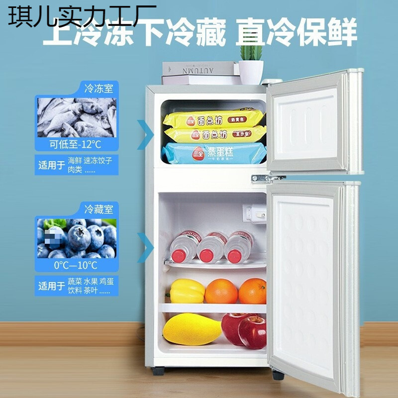 小冰箱迷你家用冷冻冷藏小型能效电冰箱租房宿舍二人用|undefined