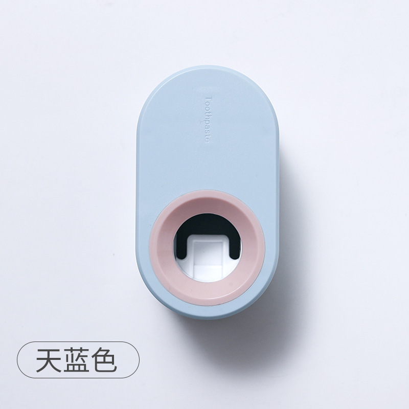 Automático de pasta de dientes exprimidor de dibujos animados de los niños lindo Punch-libre almacenamiento rack clip de pasta de dientes exprimidor diario diverso suministro