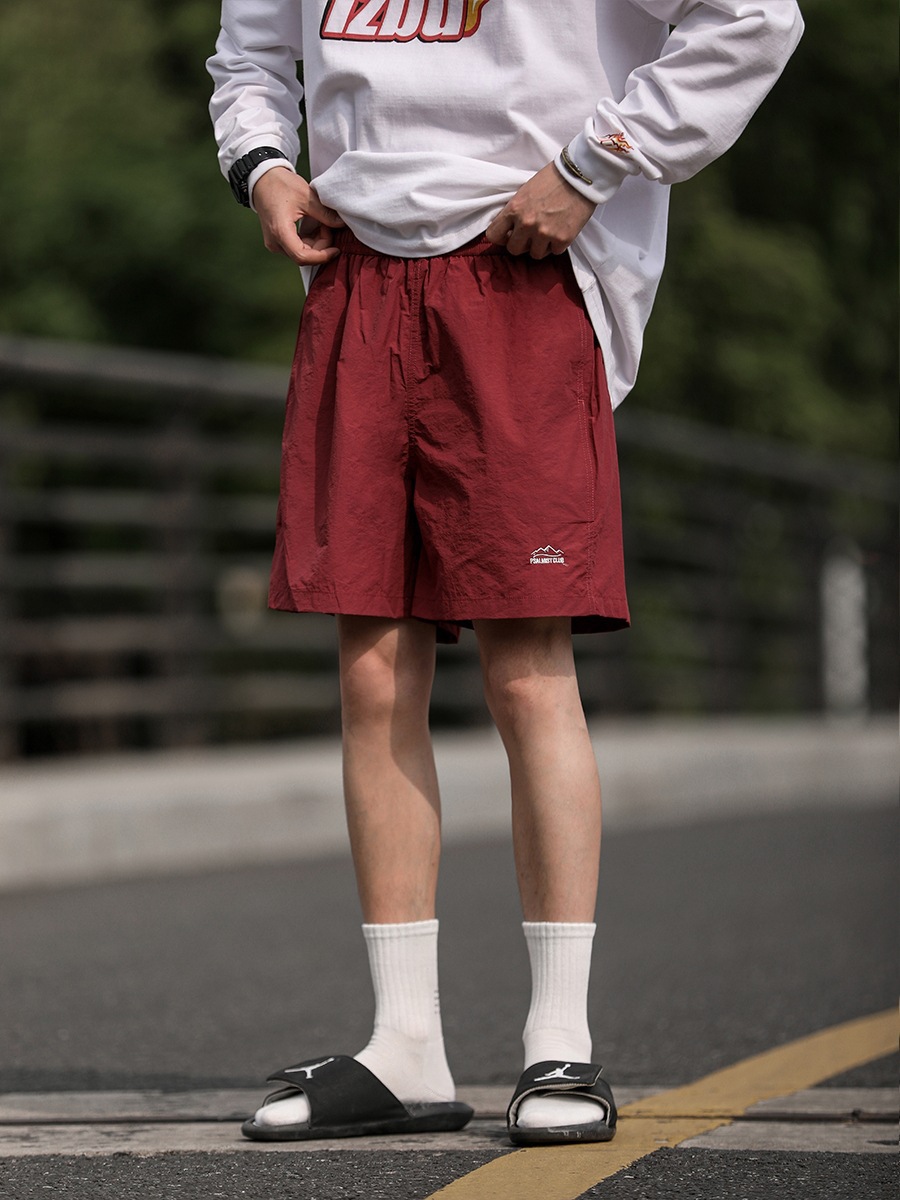 Summer Japanese travel solid color quick dry trousers